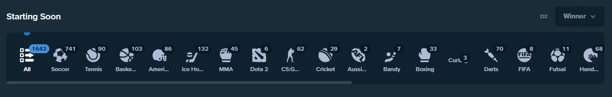 Stake Sportsbook - Sports