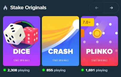 Stake Casino Games