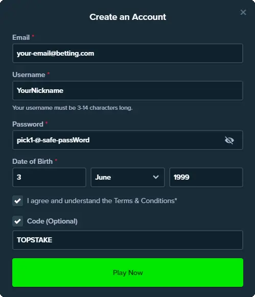 Stake Registration